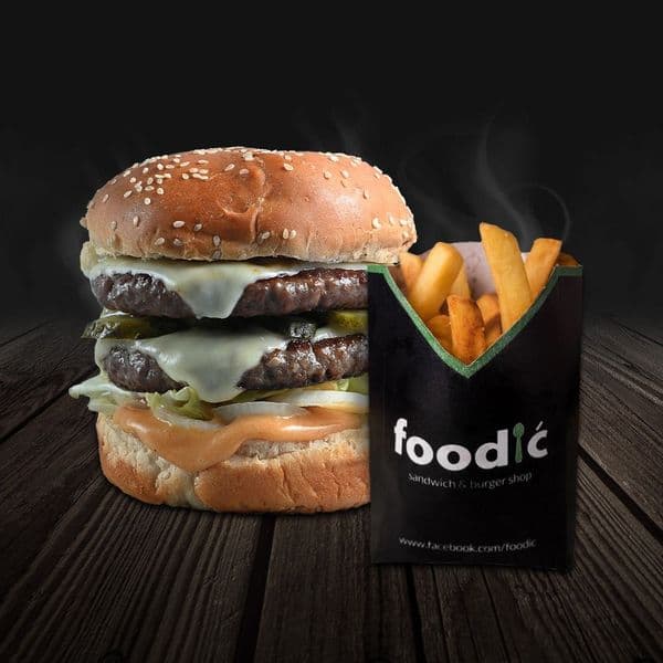 Grand Cheeseburger + veliki pomfrit